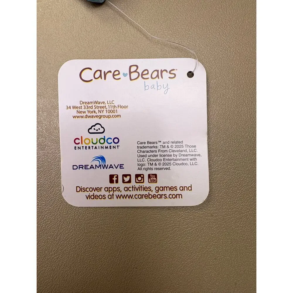Care Bears Baby Rash Guard Swimsuit 3-6 Months Blue UPF Long Sleeve NWT